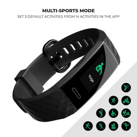 Noise Colorfit 2 - Smart Fitness Band (Midnight Black)