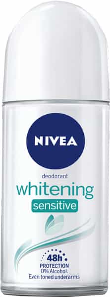 Nivea Extra Whitening Sensitive Roll On - 50Ml