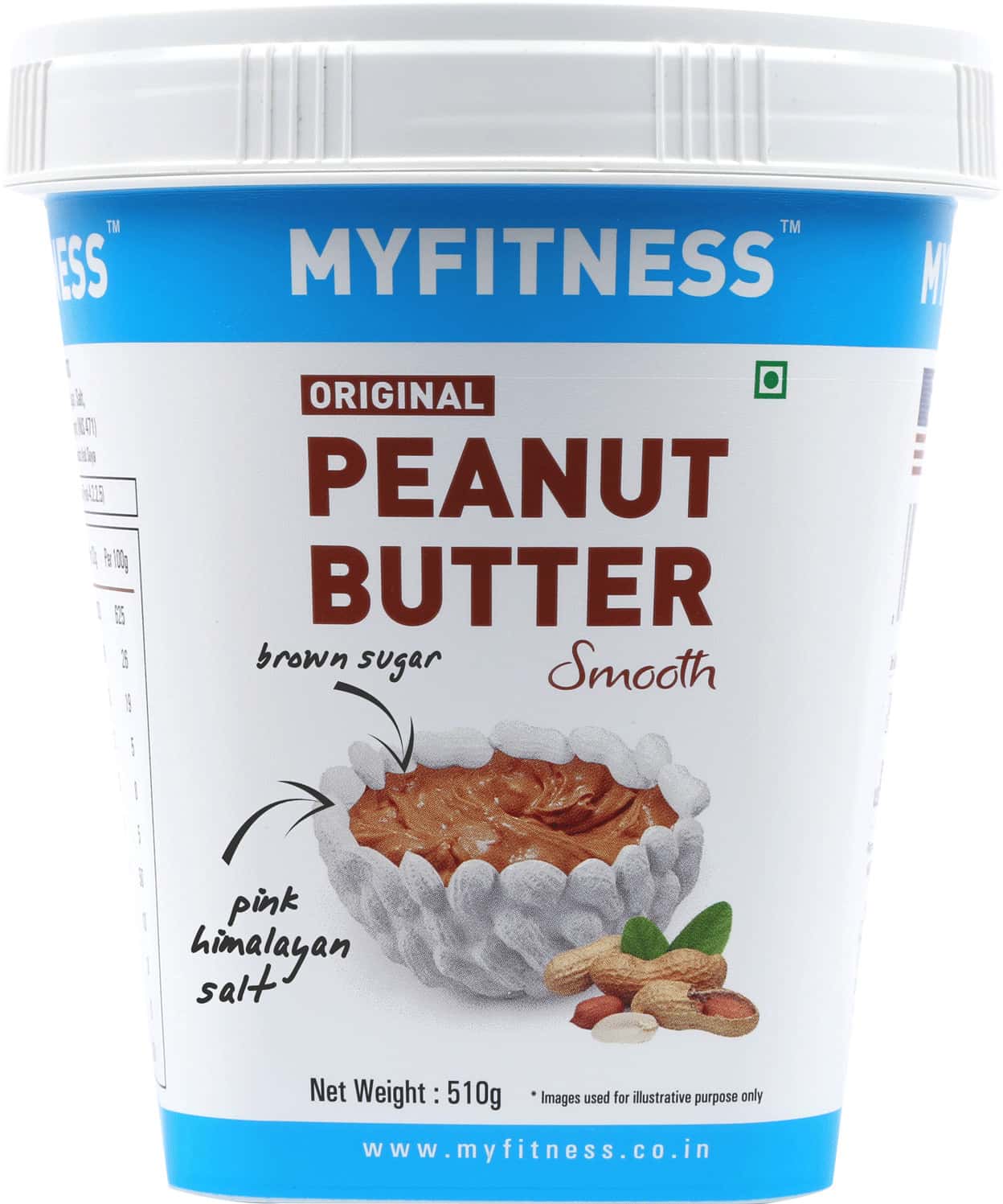 Myfitness Peanut Butter Original Smooth 510g Jar