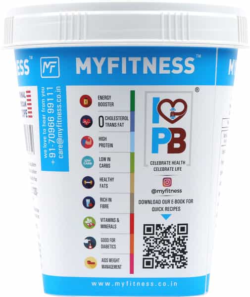 Myfitness Peanut Butter Original Smooth 510G Jar