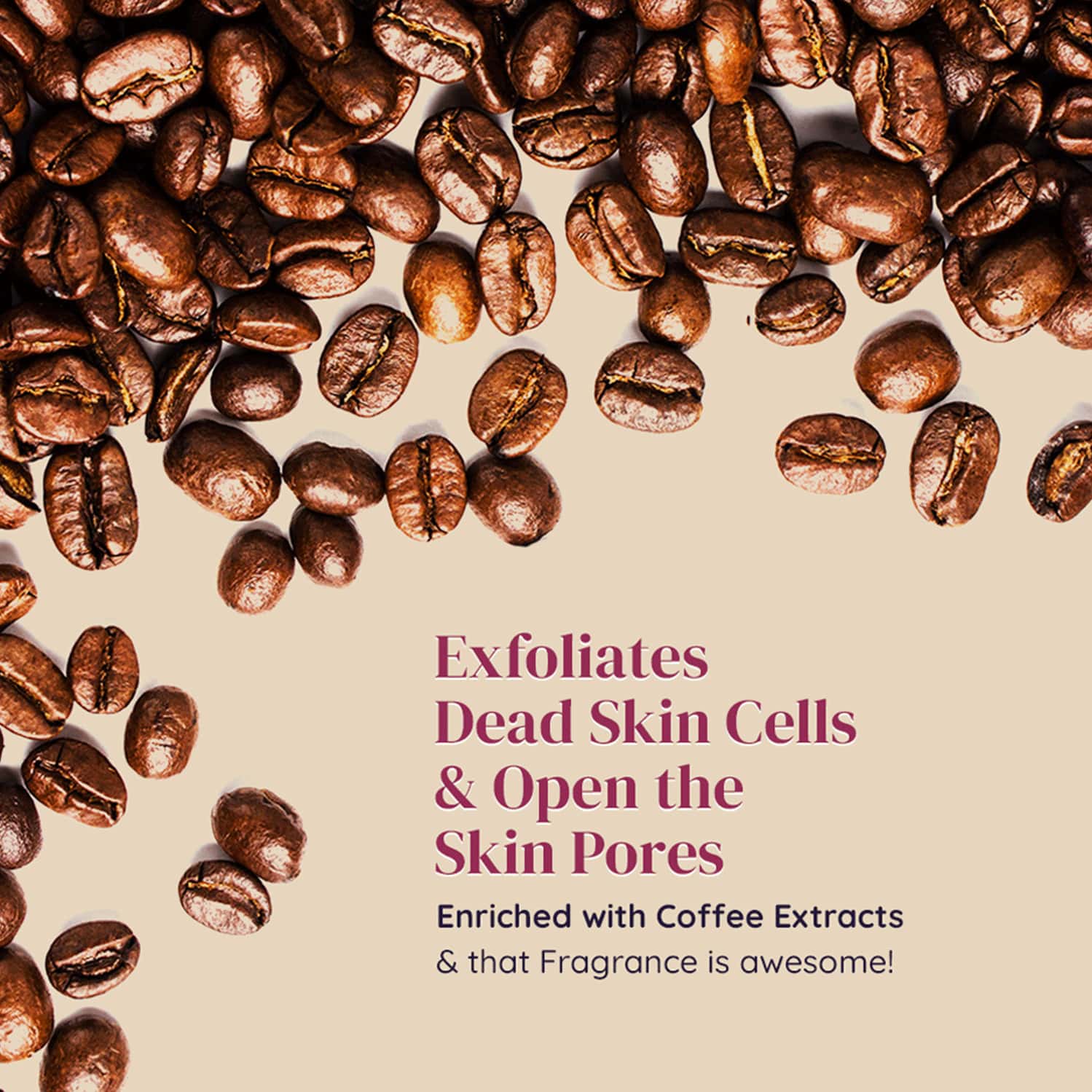 Buy LETSSHAVE BRIGHTENING FACE SCRUB COFFEE GROUNDS KAOLIN CLAY AND