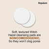Rejusure Witch Hazel Cleansing Pads For Face Cleanse & Refreshes - 50 Pads