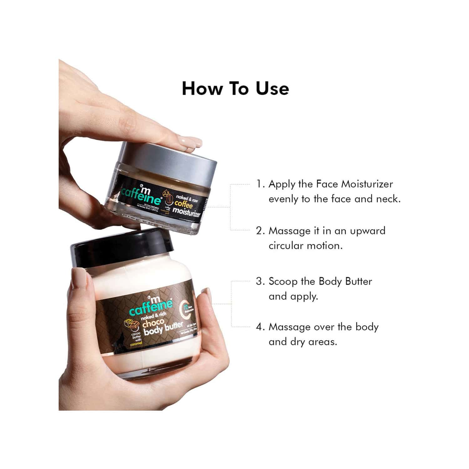 Buy MCAFFEINE DEEP MOISTURIZATION DUO CHOCO BODY BUTTER & COFFEE FACE