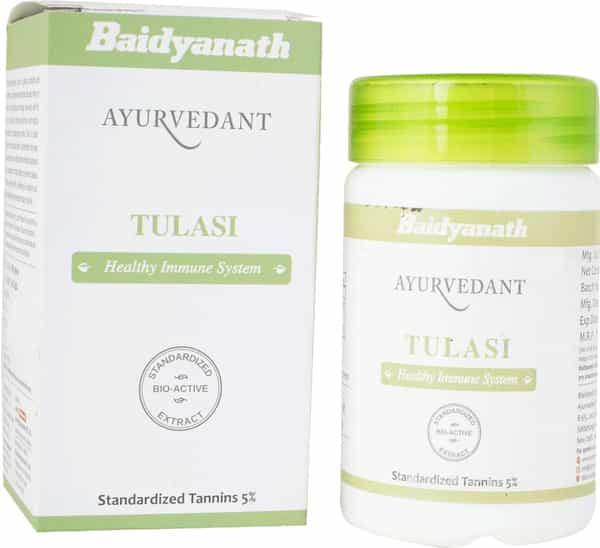 Baidyanath Jhansi Tulsi Cap 60 Cap (Pack Of 2)