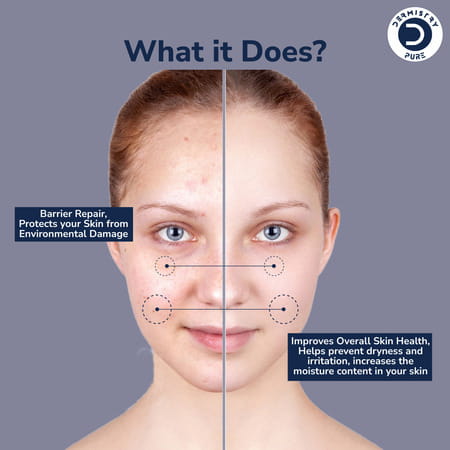 Dermistry 1% Ceramide 2% Hyaluronic Acid Sensitive & Dry Skin Moisturizer Barrier Repair Serum 30ml