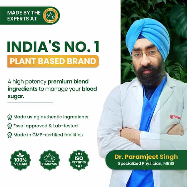 Vlado's Himalayan Organics Plant Based Gluco Balance - 60 Veg Tablets