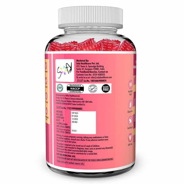 Naturyz Magnesium Glycinate Gummies With Plant Blend For Muscle, Bone Health - 30 Gummies (Tamarind)