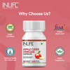 Inlife Apple Cider Vinegar Supplement For Weight Management Detox 500Mg - 60 Vegetarian Capsules