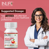 Inlife Apple Cider Vinegar Supplement For Weight Management Detox 500Mg - 60 Vegetarian Capsules