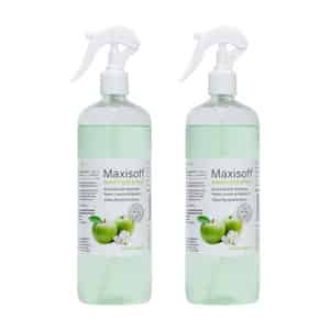 Maxisoft Green Apple Sanitizer Spray | Aloe Vera Neem & Vitamin E (500 Ml Pack Of 2)