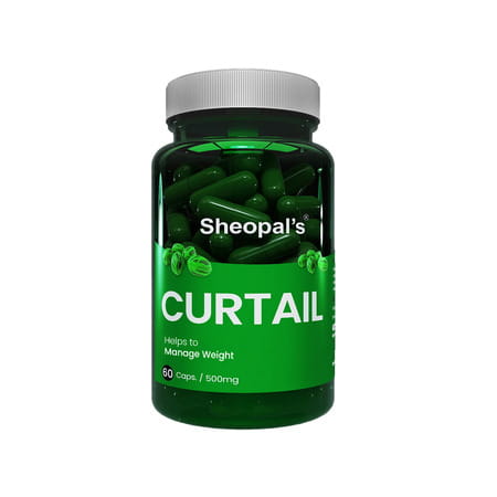 Sheopals Curtail Capsules To Boost Metabolism Enhance Fat-Burning | Weight Loose (60 Capsules)