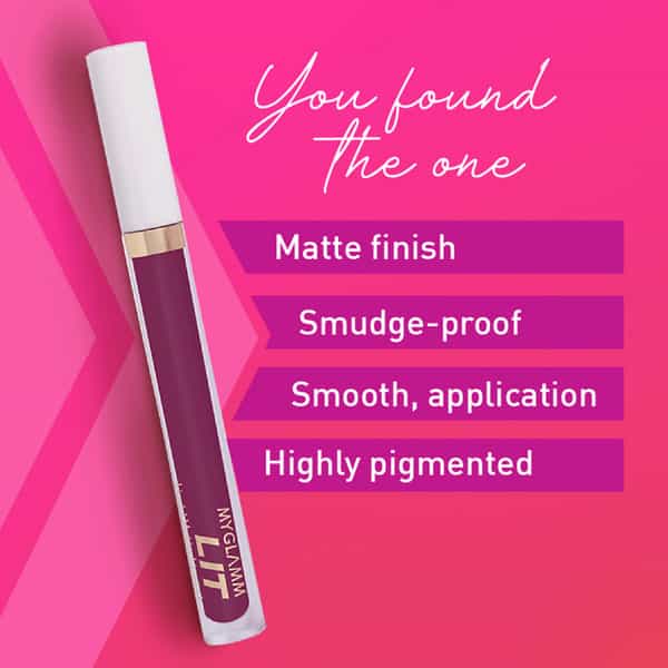 Myglamm Lit Liquid Matte Lipstick-Drip