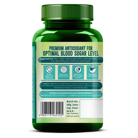 Vlado'S Himalayan Organics Alpha Lipoic Acid 300mg - 60 Veg Tablets