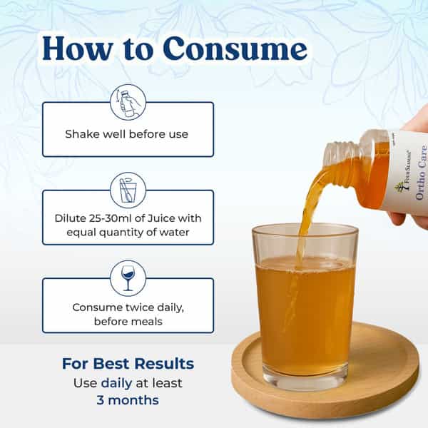 Four Seasons Orthocare Juice 1L For Joint Pain & Bone Care | Improve Joint Lubrication & Discomfort