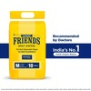 Friends Economy Adult Diapers Tape Style - 10 Count (M) Waist 72 - 130Cm (28.35 - 51.18 Inch)