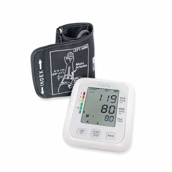 Tracky Bp Machine For Home Digital Arm Blood Pressure Monitor With Bluetooth & Usb Connectivity