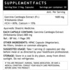 Inlife Pure Garcinia Cambogia Fruit 60% Hca Weight Management Herbs 1600mg - 60 Vegetarian Capsules