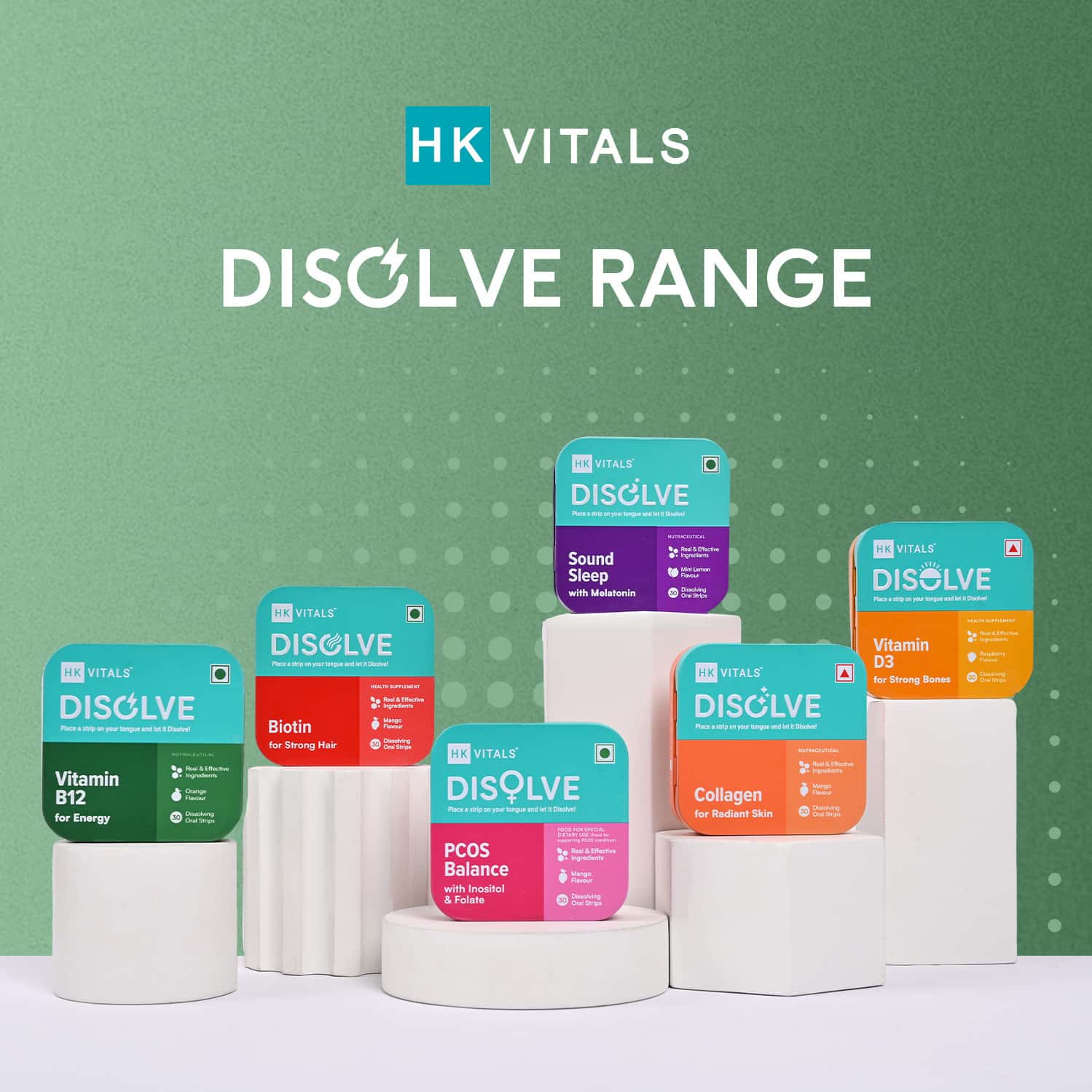 Buy HEALTHKART HK VITALS DISOLVE VITAMIN B12, NO ADDED SUGAR, ORANGE