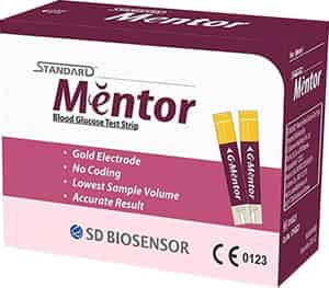 Standard Mentor Blood Glucose 50's Strips