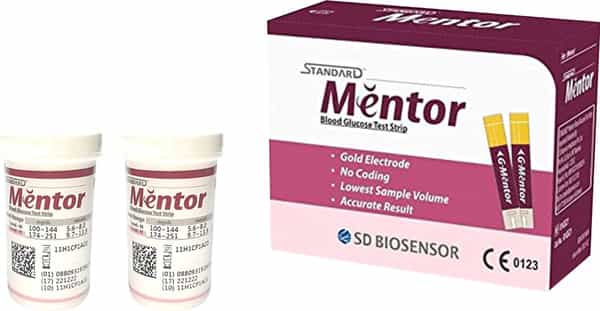Standard Mentor Blood Glucose 50'S Strips