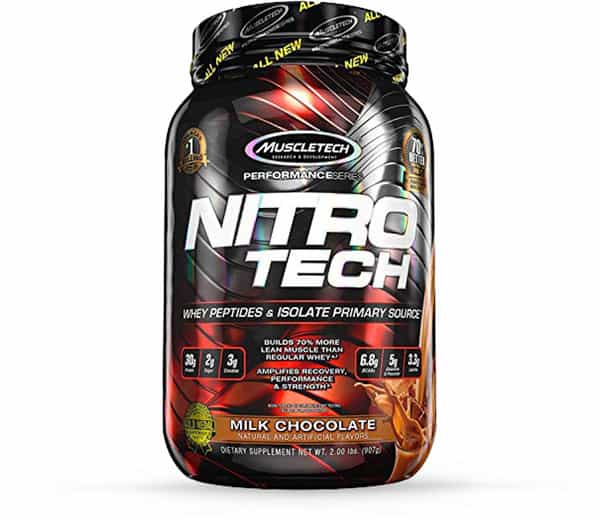 Muscletech Milk Chocolate Performance Series Nitrotech Whey Protein Peptides & Isolate - 998 Gm