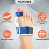 Vissco Toe Splint/Bunion Splint For Left And Right Legs | Deformity Of The Big Toe - Universal