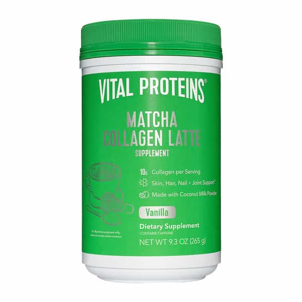 Vital Proteins Matcha Collagen Latte Dietary Supplement | 265G
