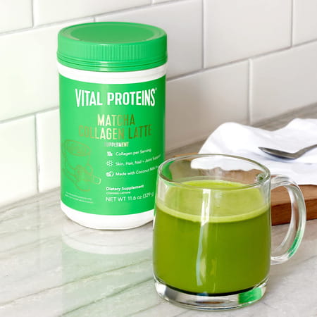 Vital Proteins Matcha Collagen Latte Dietary Supplement | 265g