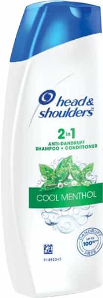 Head & Shoulders Cool Menthol 2-In-1 Shampoo + Conditioner - 340Ml