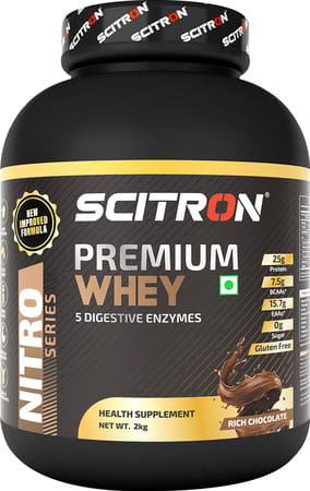 Scitron Nitro Series Premium Whey - 2kg (Rich Chocolate)