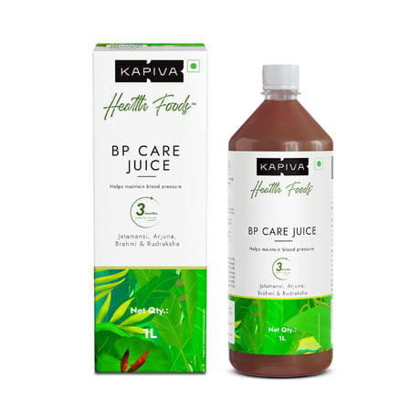 Kapiva Bp Care Juice - 100% Ayurvedic Juice For Controlling Blood Pressure & Cholesterol Level - 1l