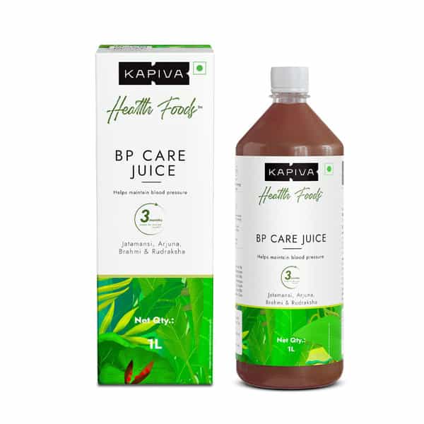 Kapiva Bp Care Juice - 100% Ayurvedic Juice For Controlling Blood Pressure & Cholesterol Level - 1L