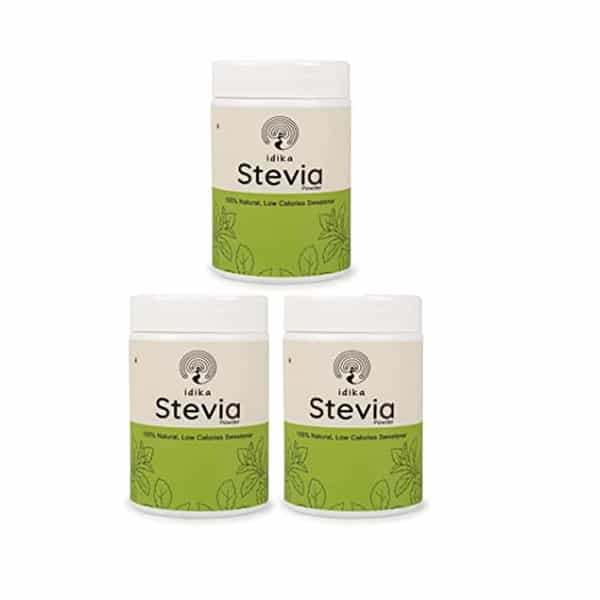 Idika Stevia 100 Gram Powder Diabetic Friendly 100% Natural Zero Calorie Sweetener ( Pack Of 3)