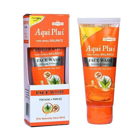 Hapdco Aqui Plus - Herbal Anti Pimples Cream + Facewash (25gm + 65ml)