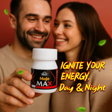 Cipzer Mojo Max Capsules 7s | Supports Vitality| Strength| Stamina & Natural Energy