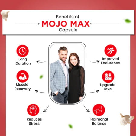 Cipzer Mojo Max Capsules 7s | Supports Vitality| Strength| Stamina & Natural Energy