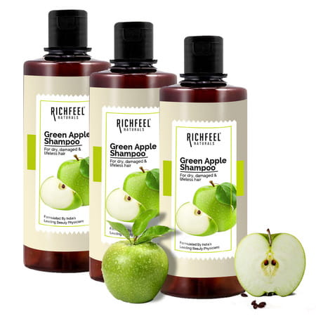 Green Apple Shampoo 500 Ml Pack Of 3