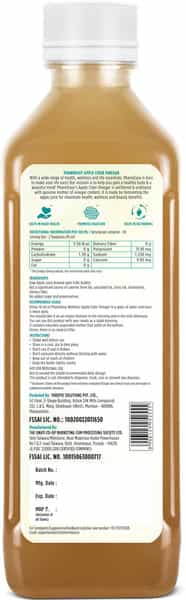 Pharmeasy Apple Cider Vinegar With Mother -Improves Metabolism- 500Ml Bottle