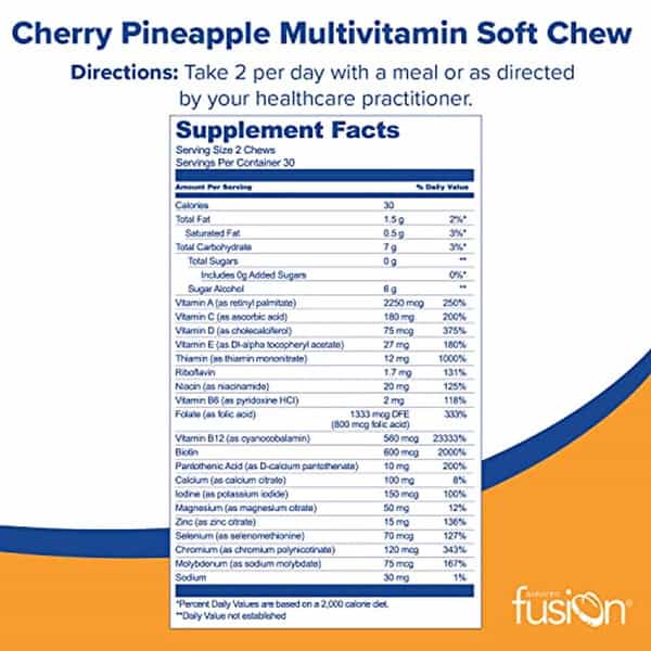 Bariatric Fusion Multivitamin Chewable Soft Chew | 60 Count