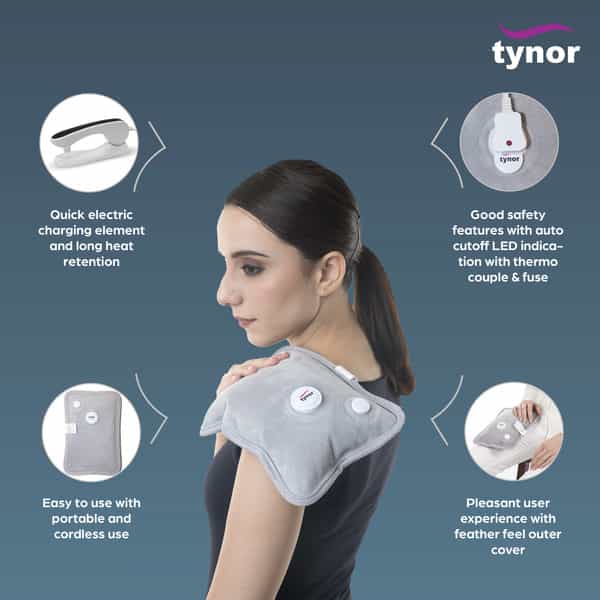 Tynor Ortho Heating Gel Bag (Electric) Grey Universal Size 1 Unit