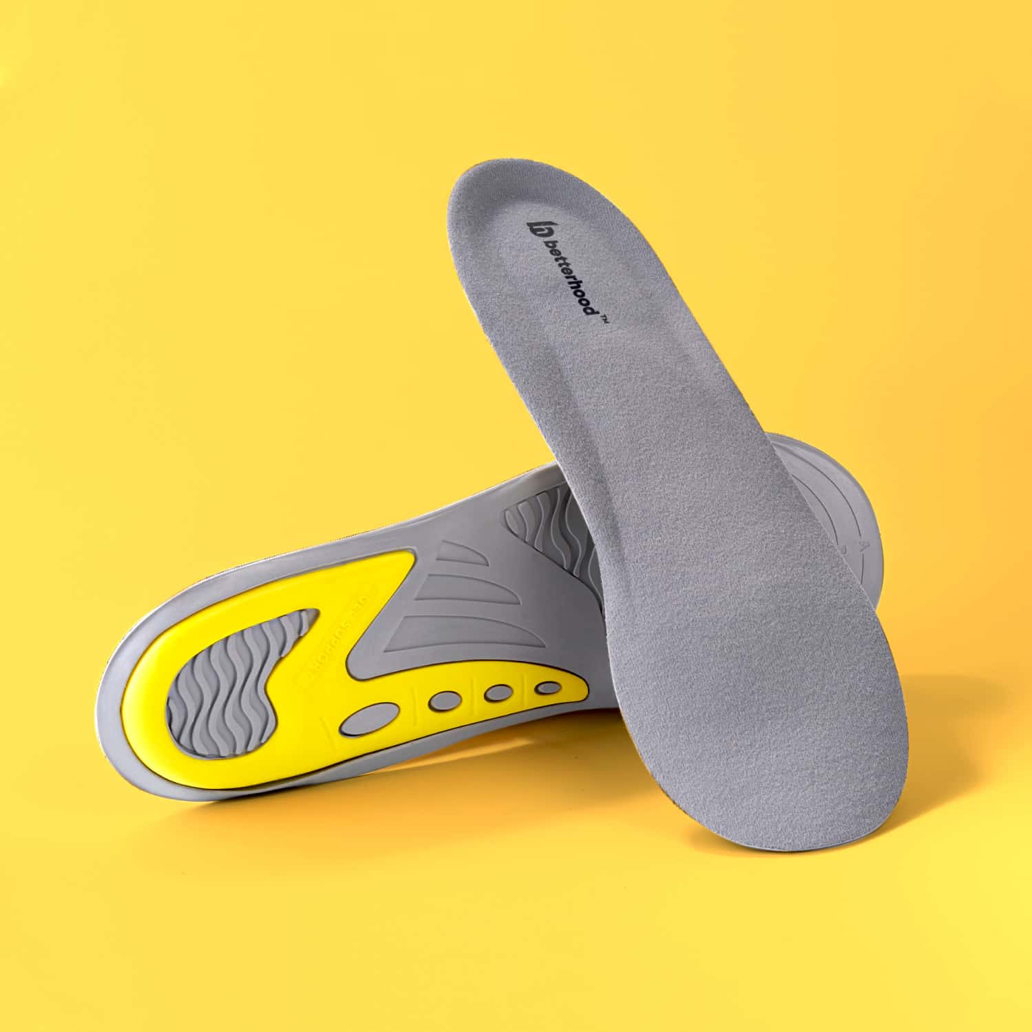 Betterhood Dual Gel Orthopedic Ergonomic All-day Comfort Daily-use Shoe Insoles (5-8 Uk)