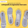 Betterhood Dual Gel Orthopedic Ergonomic All-Day Comfort Daily-Use Shoe Insoles (5-8 Uk)