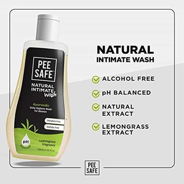 Peesafe Menstrual Hygiene Combo Reusable Menstrual Cups (Medium) & Feminine Intimate Wash 105Ml