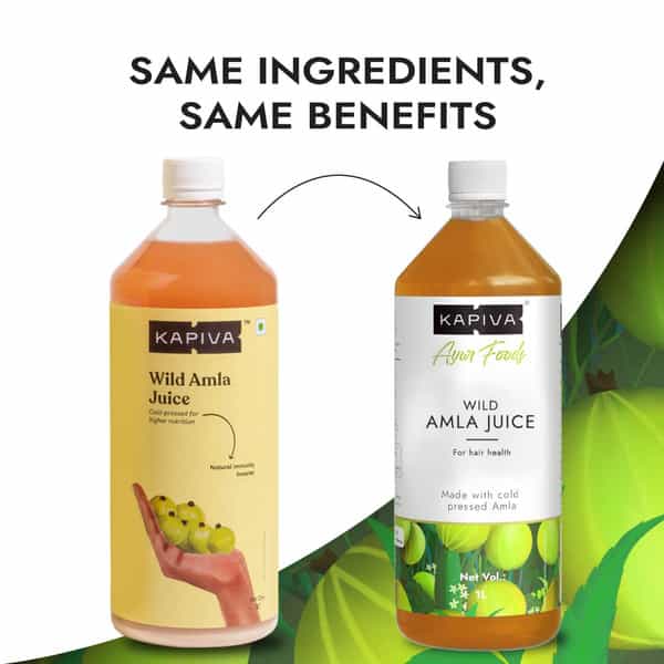 Kapiva Wild Amla Juice 1L + Kapiva Thar Aloe Vera Juice (With Pulp) 1L | Boosts Immunity & Digestion