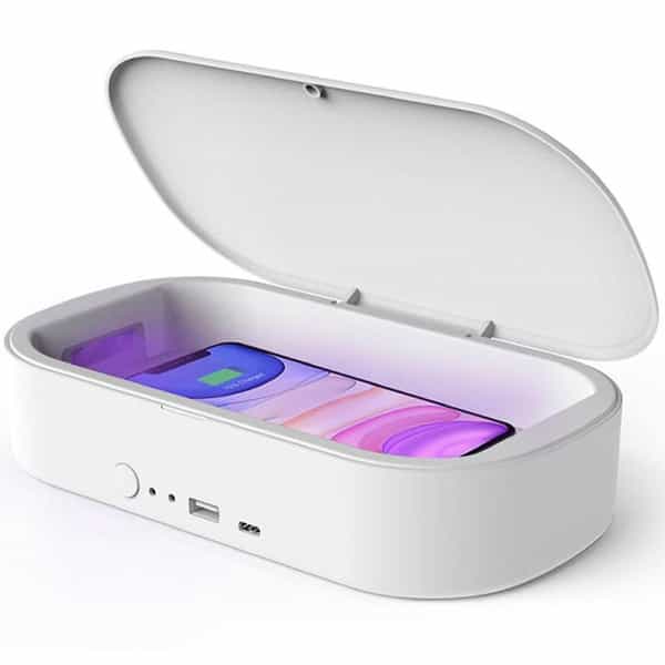Easycare Ultraviolet Rays Disinfection Box With Wireless 2X Dual Port Mobile Charger -Ec3006w