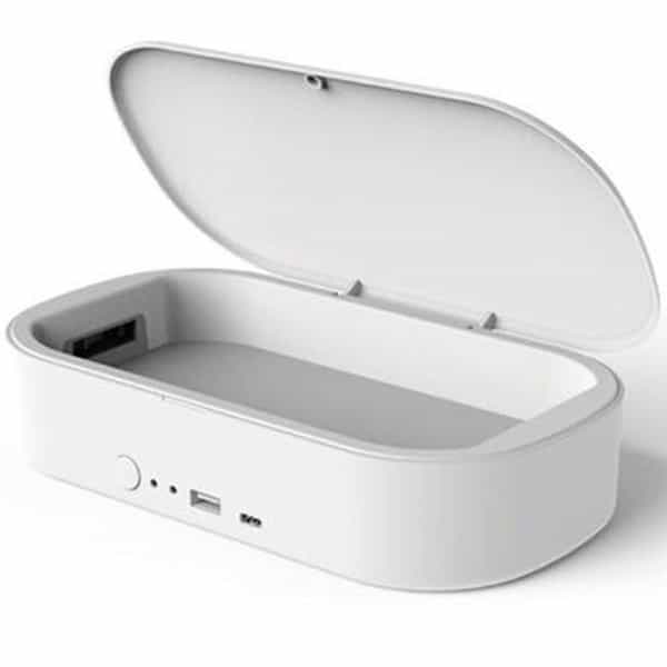 Easycare Ultraviolet Rays Disinfection Box With Wireless 2X Dual Port Mobile Charger -Ec3006w