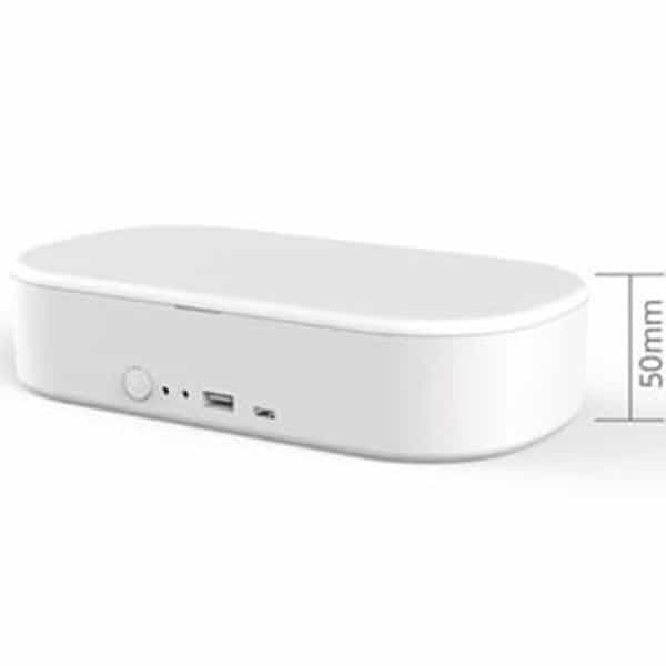 Easycare Ultraviolet Rays Disinfection Box With Wireless 2X Dual Port Mobile Charger -Ec3006w
