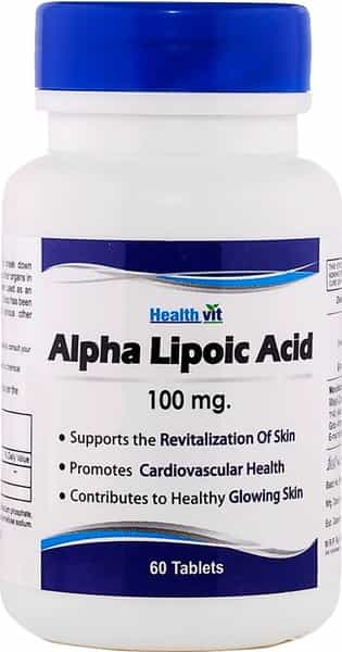 Healthvit Alpha Lipoic Acid 100 Mg - 60 Tablets