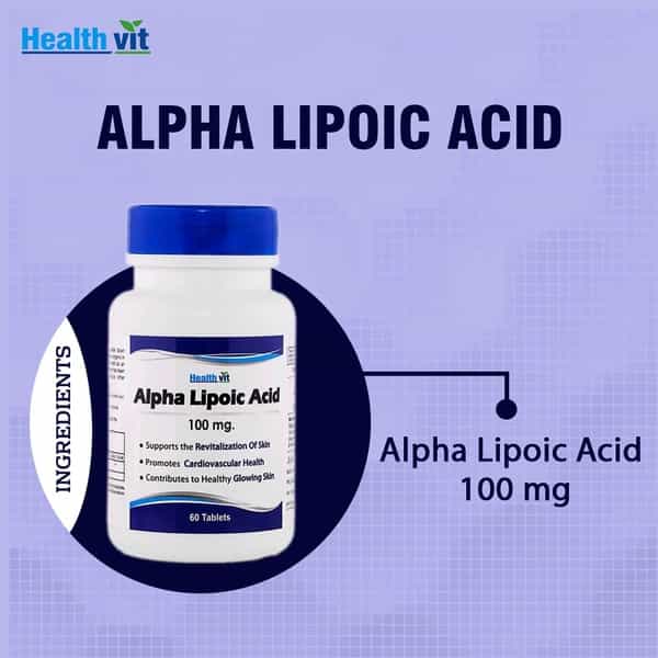 Healthvit Alpha Lipoic Acid 100 Mg - 60 Tablets
