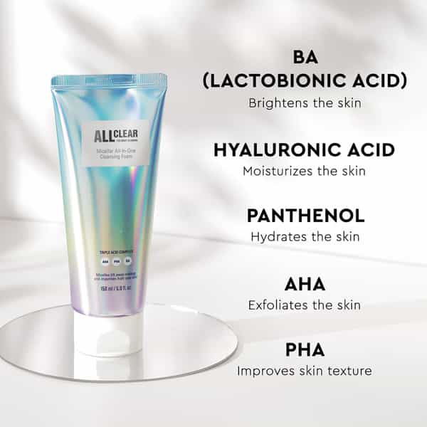 The Face Shop All Clear Micellar All-In-One Cleansing Foam